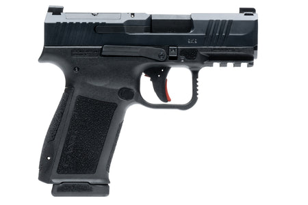 Canik HG7884N Mete MC9L Sub-Compact Frame 9mm Luger 10+1 3.18" Black Nitride Steel Barrel, Black Nitride Serrated Steel Slide, Black Polymer Frame w/Picatinny Rail, Black Polymer Grip