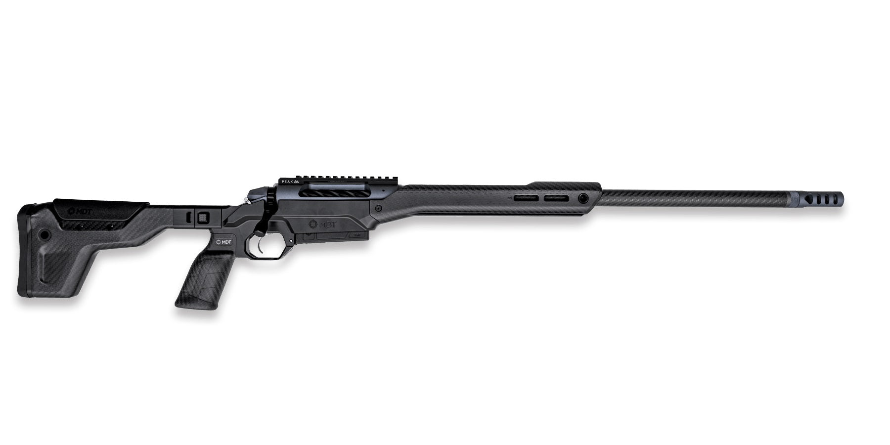Weatherby 3WAMC25CMR4B 307 Alpine MDT Carbon 25 Creedmoor 3+1 22" Carbon Fiber Threaded Barrel, Carbon Gray Cerakote Steel Receiver w/Picatinny Rail, Arca Rail Forend, Black HNT26 MDT Chassis Carbon F