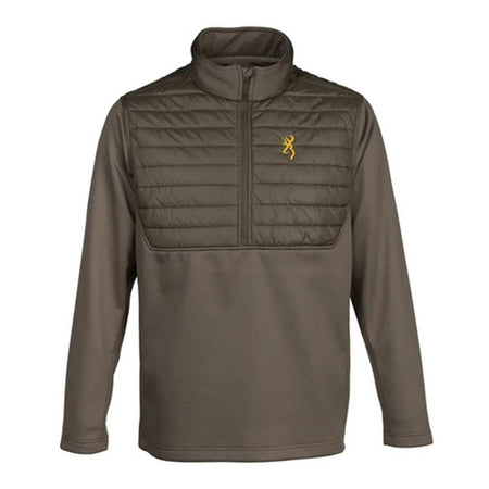 Browning Hybrid 1/4 Zip Insulated Shirt Major Brown L