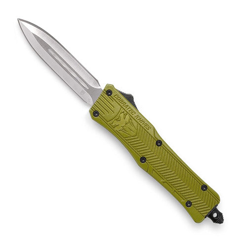 CobraTec CTK-1 Small OD Green Dual Action OTF Knife 7in Overall with Glass Breaker
