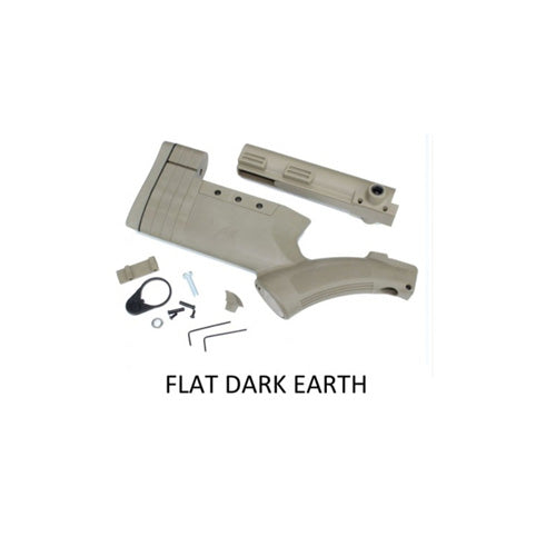 Featureless AR-15 FRS-15 Gen III Enhanced Stock Kit FDE
