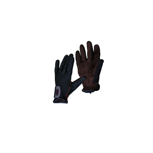 Small Brown Shotgunner's Shooting Glove Washable Ultra Suede Grip