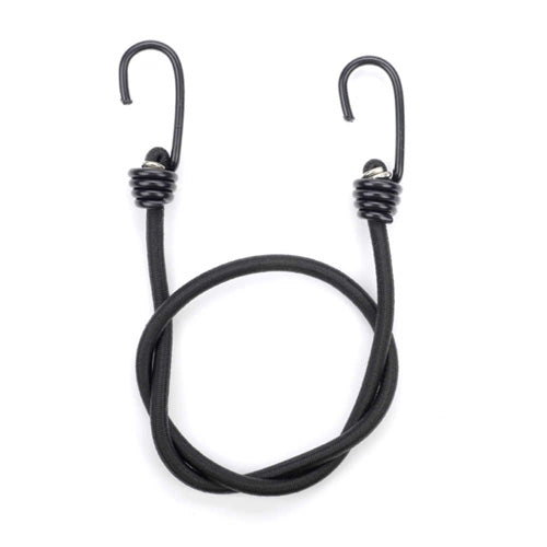 Heavy Duty Bungee Cords with Black Coated Hooks Black 4pk