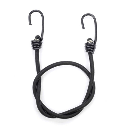 Heavy Duty Bungee Cords with Black Coated Hooks Black 4pk