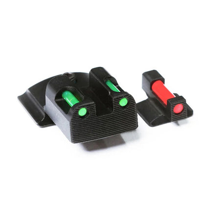 TAG TSF Tactical Fiber Optic Iron Sights for 1911 Government Novak Cut .45 ACP