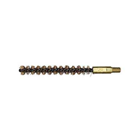 .25 Caliber 3 Inch Bronze Bore Brush with Brass Stem
