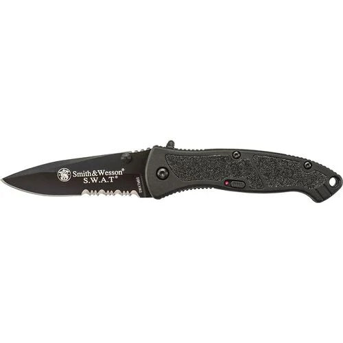 S&W SWAT MAGIC Large Assisted Opening Liner Lock Black Drop Point Folding Knife