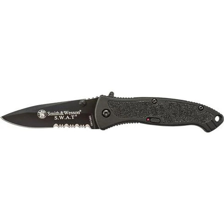 S&W SWAT MAGIC Large Assisted Opening Liner Lock Black Drop Point Folding Knife