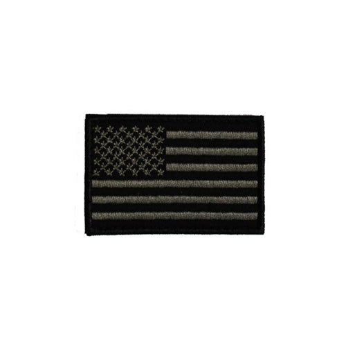 Morale Flag Patch US Flag Black Velcro