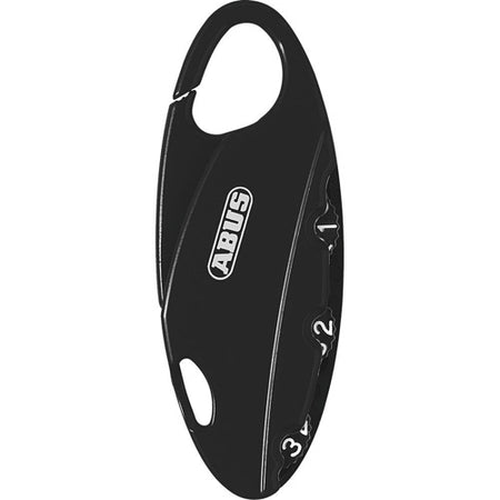 ABUS 151 BakPac 3-Dial Resettable Combination Lock in Black