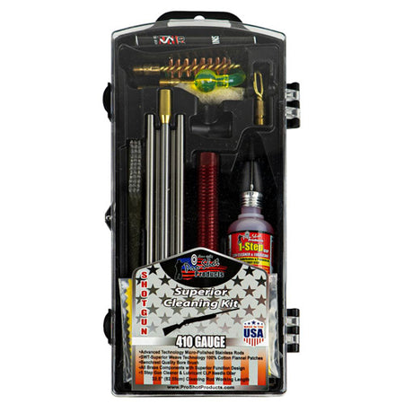 .410 GA Shotgun Box Cleaning Kit with Rods & Brushes