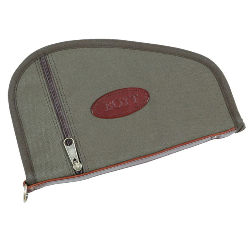 Boyt PP42 OD Canvas Heart-Shape Pistol Case 12 Inch