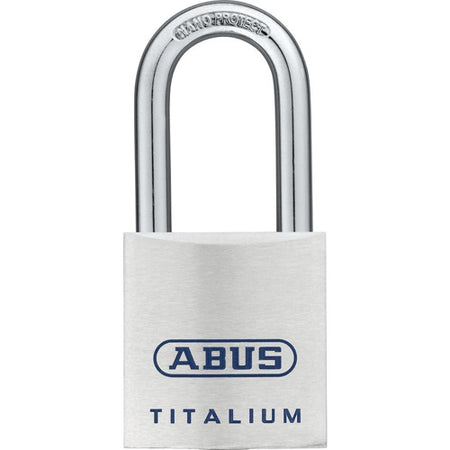 ABUS 80TI Series Titalium Padlock with Hardened Steel Shackle