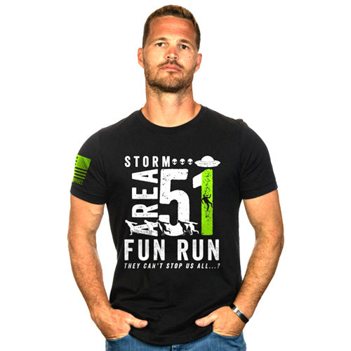 Nine Line Storm Area 51 Fun Run T-Shirt Black S