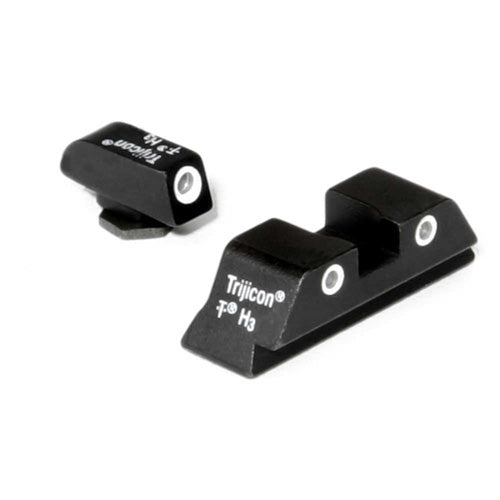 Trijicon B&T Iron Night Sights for Glock 20/21/36/40/41 - Green Front, Yellow Tritium Rear