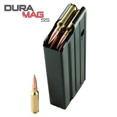 AR10 .308 Win 20 Round Matte Black SR25 Stainless Steel Mag