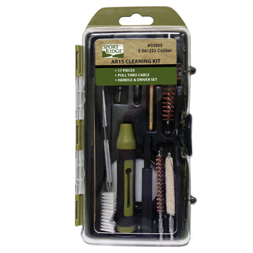 .30 Cal AR10 17 Pc Hard Case Rifle Cleaning Kit with Driver Set