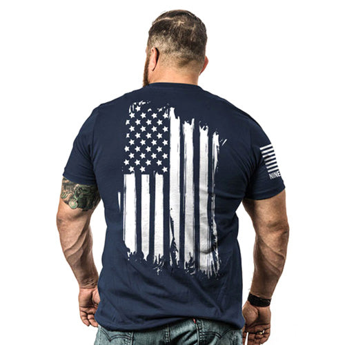 America Tee Shirt Navy Size Small