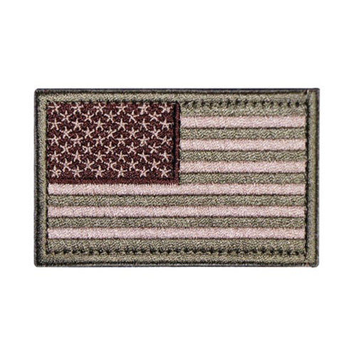 Morale Flag Patch US Flag Flat Dark Earth Velcro Backing