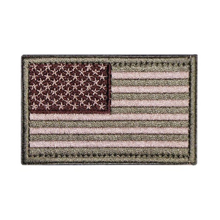 Morale Flag Patch US Flag Flat Dark Earth Velcro Backing