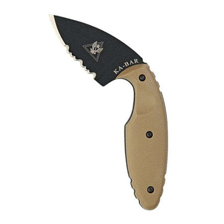 TDI Law Enforcement Knife 2-5/16in Serrated Drop Point with Hard Plastic CBRN Sheath