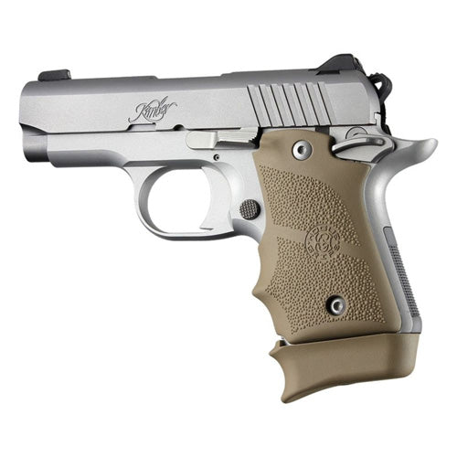 Kimber Micro 9 Ambi FDE Rubber Grip with Finger Grooves by Hogue