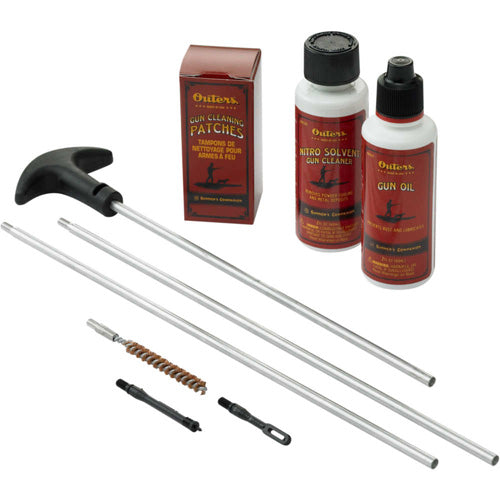 .270-.284 Cal 7mm Rifle Aluminum Rod Cleaning Kit with Solvent