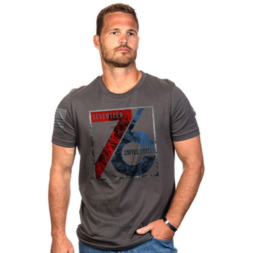 SevenSix American Patriot Graphic Tee Heavy Metal S
