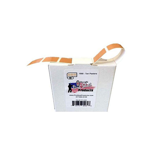 IDPA IPSC Tan Target Repair Patches 7/8 Inch Square 1000 Qty