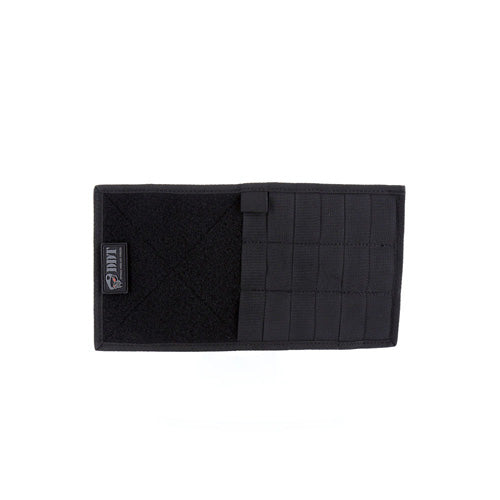 Universal MOLLE Visor Cover Black 1000D Polyester with Morale Patch Surface