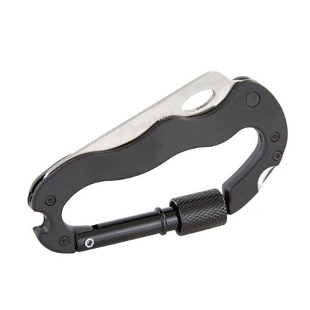 Sheffield 12173 Wilco Carabiner Multi-Tool 3" Knife Slotted Phillips Screwdriver