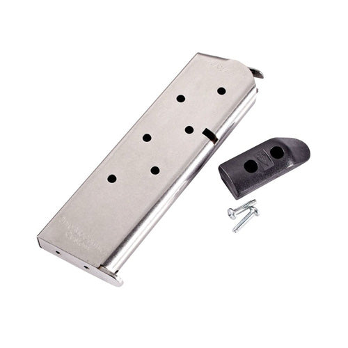Classic Full Size 1911 Magazine .45 ACP 7 Round Stainless w/Base Pad