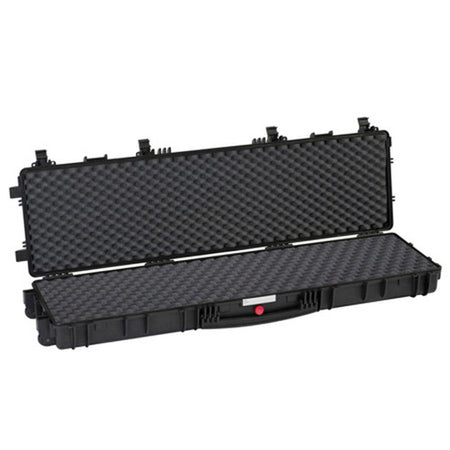 53In Red Explorer Green Waterproof Gun Case Dual Layer Convertible Foam