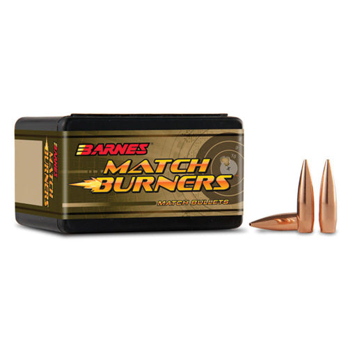 Barnes 6.5mm 145gr Match Burner Boat Tail Competition Bullets 500/Box
