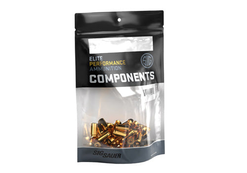 SIG SAUER 40 S&W Premium Brass Reloading Cases 100-Count