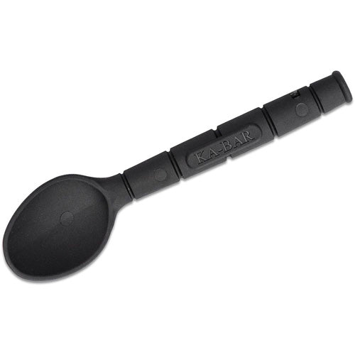 KA-BAR Krunch Spoon/Straw Combo 7.25" Dishwasher Safe Creamid Utensil