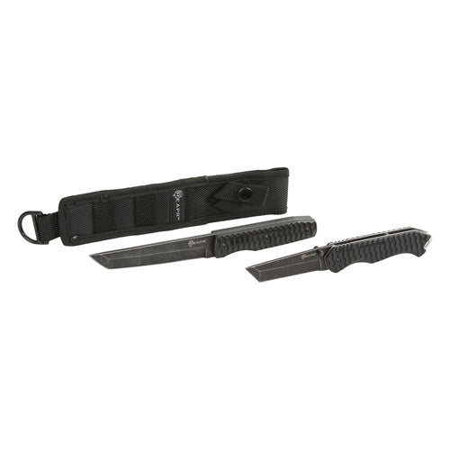 REAPR TAC Tanto 2-Piece Knife Set with Ballistic Nylon Belt Sheath