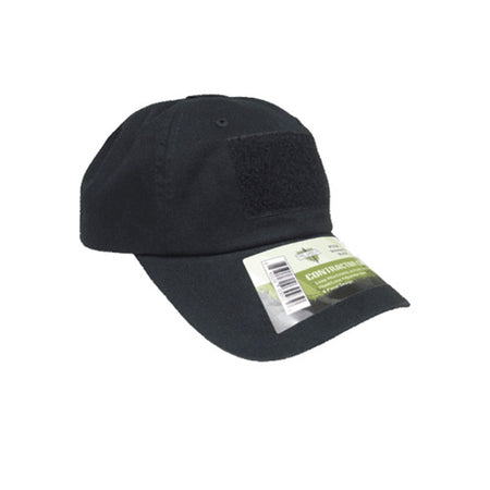 Contractor Cap Black Universal Fit Cotton Twill Tactical Hat