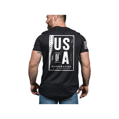 Nine Line Men's Patriotic USA Graphic Tee Black 3XL