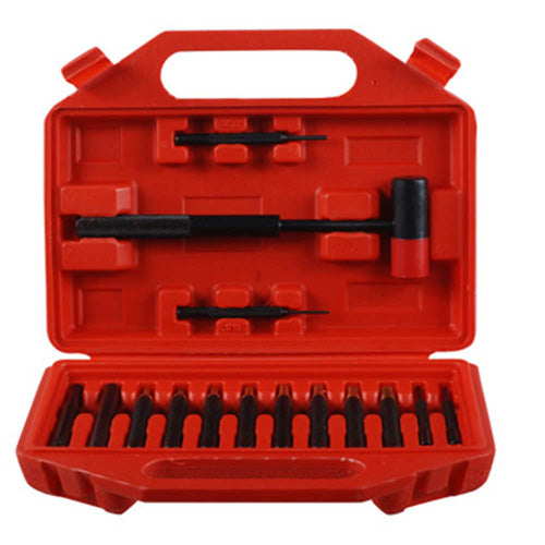 Win Brass Steel Punch Kit 15PC with Blow Molded Case