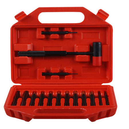 Win Brass Steel Punch Kit 15PC with Blow Molded Case