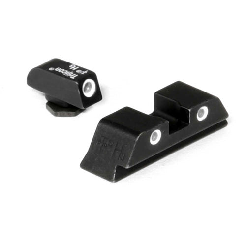 Trijicon B&T Iron Night Sights for Glock 20/21/36/40/41 - Green Front, Orange Rear