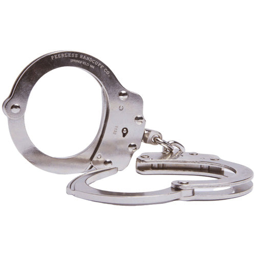 Peerless 700C Nickel Finish Chain Link Handcuffs NIJ Certified