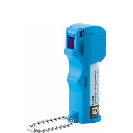 Pocket Pepper Spray Neon Blue Keychain with UV Dye by Mace 11g