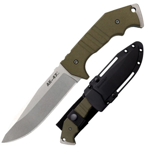 Cold Steel AK-47 Fixed Blade Field Knife 5.5" Stonewash CPM 3V