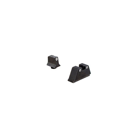 Trijicon Raised Night Sights for Glock 20/21 Series - Green Tritium Front & Rear, Black Paint