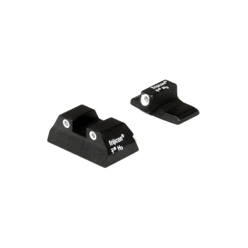 H&K P2000 P2000SK Front & Rear 3-Dot Iron Night Sight Set Yellow