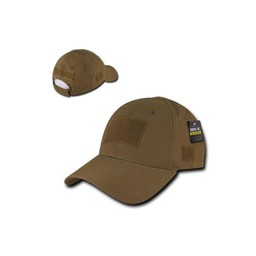 Tactical Ripstop Contractor Hat Khaki Hook and Loop Strap