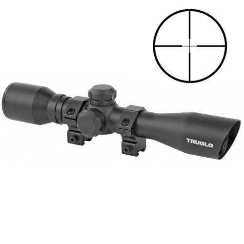 COMPACT RIFLESCOPE - MATTE BLACK, 4X32MM, DUPLEX