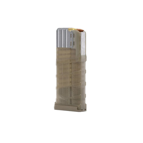 Lancer L7AWM .308 Win 25-Round Translucent Dark Earth AR-10 Magazine